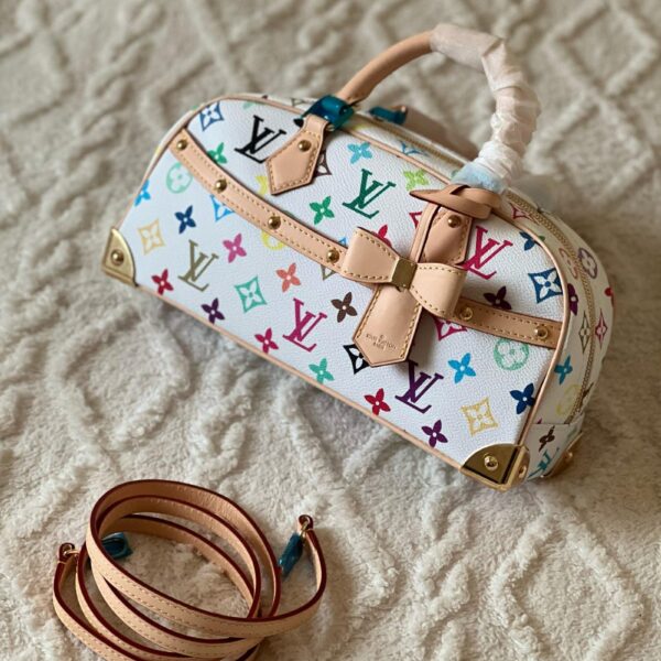 LV x TM Handbag East West Monogram Multicolore Canvas