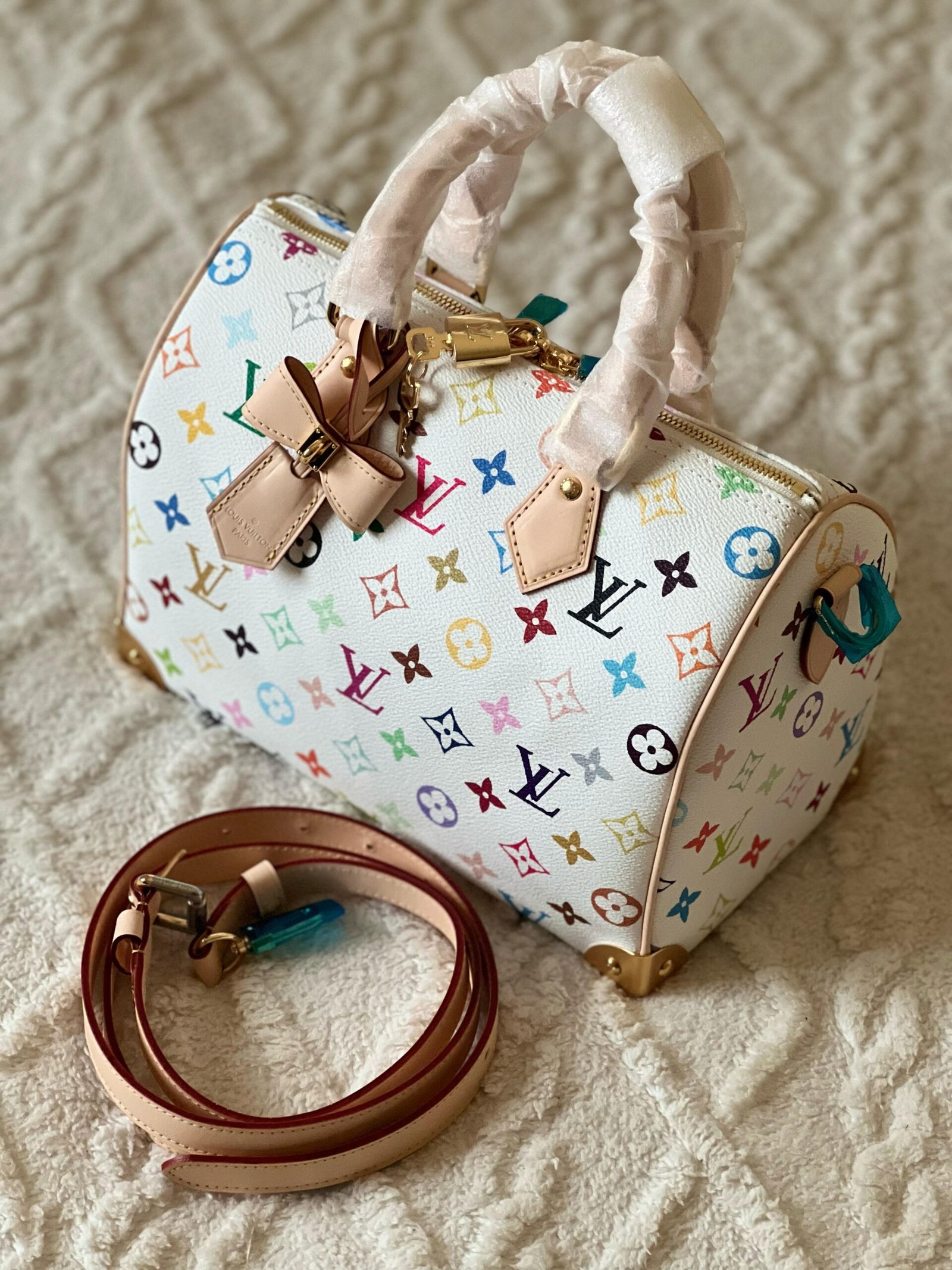 Louis Vuitton x Murakami Speedy Bandoulière 25 Multicolor LV x TM Speedy Bandoulière 25 Monogram Multicolore