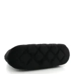 Chanel Velvet Black Quilted Shiny Coco Clutch