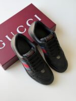 Gucci Athletic Shoes and Sneakers featuring signature Web stripe and interlocking G logo