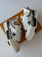 Louis Vuitton LV Skate Sneaker in mixed materials with thick laces and vintage style sole