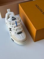 Louis Vuitton LV Skate Sneaker in mixed materials with thick laces and vintage style sole