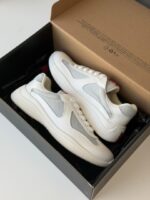 Prada Sneakers With Red Accents - Image 14