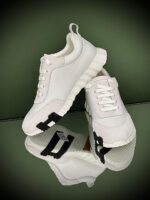 Hermès Bouncing Sneaker in suede and technical mesh with dynamic contrasting rubber sole and signature H motif