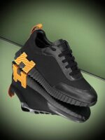 Hermès Bouncing Sneaker in suede and technical mesh with dynamic contrasting rubber sole and signature H motif