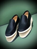 Men's Soft Bottom Suede Leather Loafer with flexible driving sole and classic stitching detail