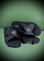 Clade Men’s Casual Walking Slide Sandals with cushioned footbed and adjustable strap