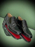 Classic British Style Genuine Leather Formal Shoe in Oxblood with brogue detailing