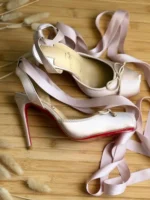 Cassia Lace Up Pumps, 100 mm Strappy heels