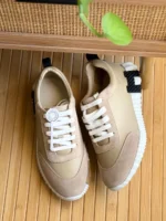 Hermès Bouncing trainer sneakers with technical mesh and suede H detail