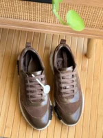 Hermès Bouncing trainer sneakers with technical mesh and suede H detail