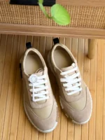 Hermès Bouncing trainer sneakers with technical mesh and suede H detail