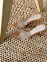 Gianvito Rossi pointed-toe stiletto heels in luxury Italian leather