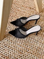 Gianvito Rossi pointed-toe stiletto heels in luxury Italian leather