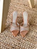 Gianvito Rossi pointed-toe stiletto heels in luxury Italian leather