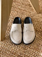 Men's Hermès Loafers Tan Suede - Image 8