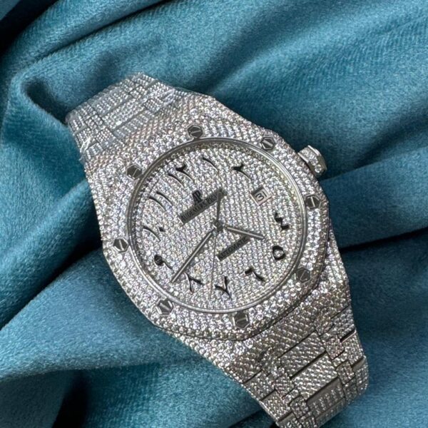 Audemars Piguet luxury watch featuring diamond-set case
