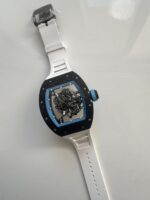 Richard Mille RM 055 Bubba Watson white ATZ ceramic skeletonized watch