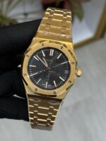 Audemars Piguet Royal Oak selfwinding watch with blue Grande Tapisserie dial