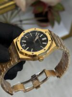 Audemars Piguet Royal Oak selfwinding watch with blue Grande Tapisserie dial