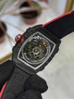 Richard Mille RM extra flat skeletonized watch in titanium