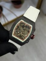 Richard Mille RM extra flat skeletonized watch in titanium
