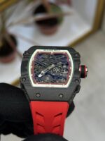 Richard Mille RM extra flat skeletonized watch in titanium