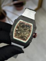 Richard Mille RM extra flat skeletonized watch in titanium