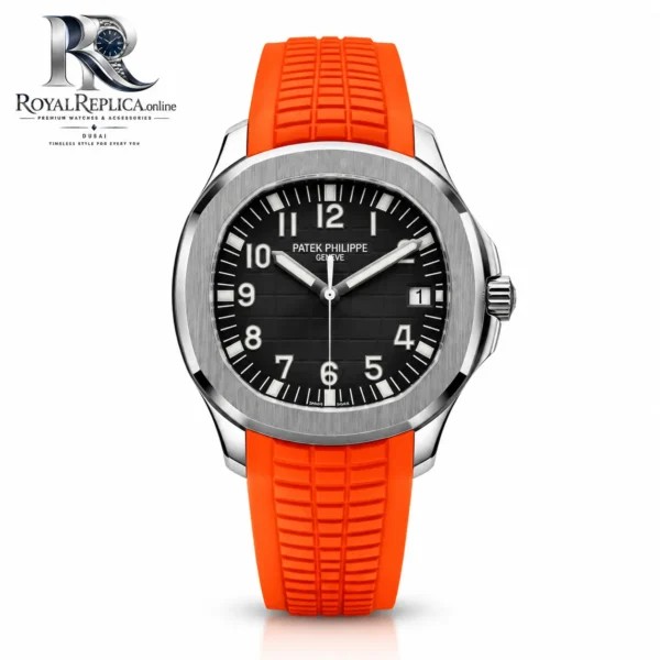Patek Philippe Aquanaut Orange Rubber Strap Luxury Watch